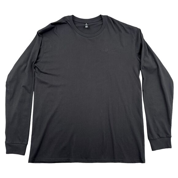Suffer Well Black Long Sleeve T Shirt Crew Neck Cotton‎ Oversized Style 2XL - Picture 1 of 8
